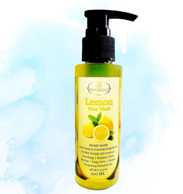 Pihaaru Natural Glow Lemon  | Gentle Skin Cleanser – 100ml/ Face Wash(100 ml)