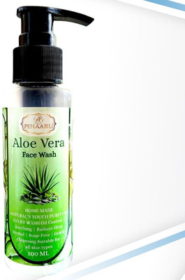 Pihaaru Aloe Vera  – Natural Glow & Oil-Free Freshness– 100ml/ Face Wash(100 ml)