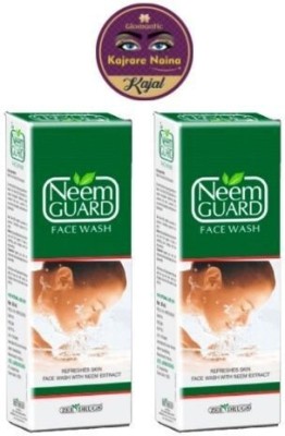 glomantic Kajal + Neem Guard  2 pcs Face Wash(130 g)