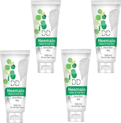 DOOMSDAY NEEMALO FACEWASH WITH NEEM & ALOVERA GIVE HEALTHY REFRESHING SKIN PACK OF-60g x 4 Face Wash(240 g)