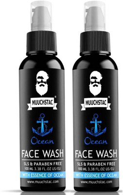 SwaySparkle MUUCHSTAC Ocean for Men, Fights Acne & Pimple, Skin Brightening, All Skin Types  Face Wash(200 ml)