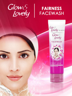 Fair & Lovely glow face wash 100gm instant glow pack of 1  Face Wash(100 ml)