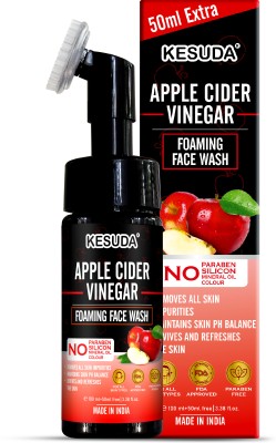 KESUDA Apple Cider Vinegar Foaming Facewash for Ph Balance Face Wash(150 ml)