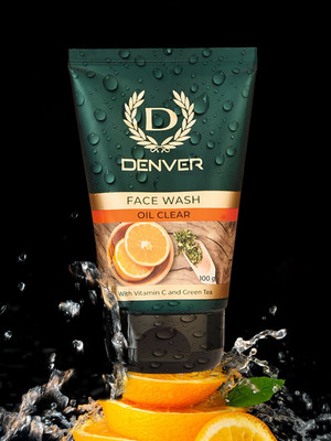 DENVER Oil Clear Facewash With Vitamin C and Green Tea Face Wash(100 g)