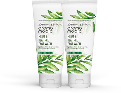 Aroma Magic Neem & Tea Tree  - 100 ml Pack of 2 Face Wash(200 ml)