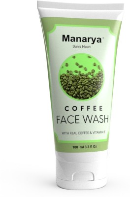 Manarya Sun's Heart Coffee Natural For all Skin Type with Real Coffee, Vitamin E for Tan Removal Face Wash(100 ml)