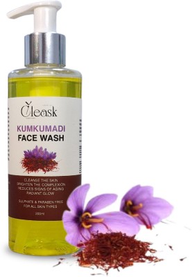 CLEASK Kumkumadi  Reduces Dark Sport Pigmentaion & Maker Skin Radiant, For Glowing Skin Face Wash(200 ml)