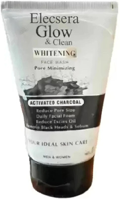 Elecsera Glow & Clean Charcoal Face Wash(100 g)