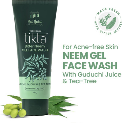 Nat Habit Fresh Pimple Control (Gel) Neem Face Wash(100 g)