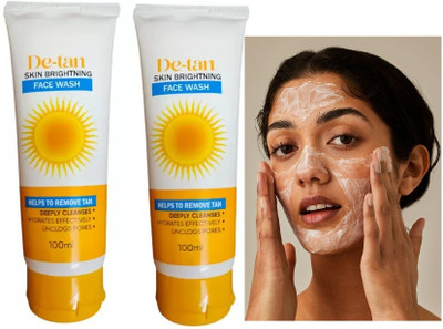 EVERERIN COMBO Tan Removal Face wash Instant Deep Cleansing Moisturizing Improves Skin Face Wash(200 g)