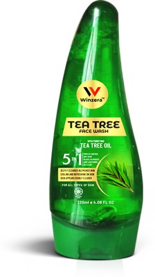 Winzera Tea Tree Facewash For Healthy and Glowing Skin Pack of 1 Face Wash(120 ml)