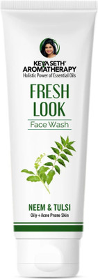 KEYA SETH AROMATHERAPY Fresh Look Neem  - Acne & Oil Control Ultra Purifying Enriched with Neem & Tulsi for All Skin Type, 100ml Face Wash(100 ml)