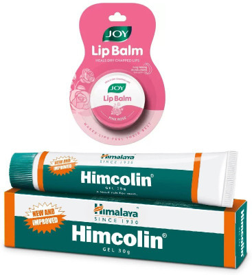 HIMALAYA Gel (30 g) with Pink Rose Lip Balm (20g) (2 Items in the set)
