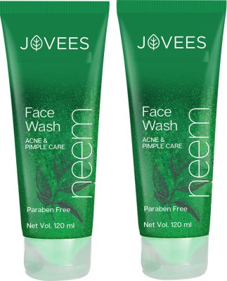 JOVEES Neem  120 Ml (Pack of 2) Face Wash(240 ml)