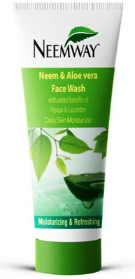 NEEMWAY neem & aloevera daily skin moisturizer facewash 75gm, 3pcs. Face Wash(225 g)