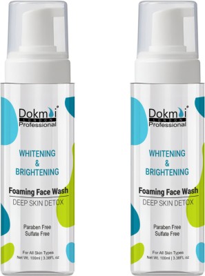 DOKMAI LONDON Whitening & Brightening Foaming face wash Deep skin Detok| Parabeen Free| Sulhpate Free| 100ml (pack 2) Face Wash(100 ml)