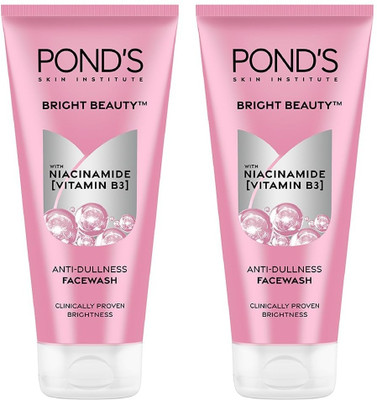 POND's Bright Beauty Anti-Dullness & Brightening Facewash with Niacinamide 200g Face Wash(400 ml)