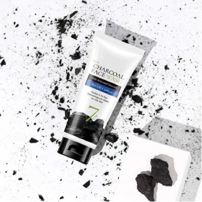 GFSU - GO FOR SOMETHING UNIQUE 7 in 1 Charcoal With Activated Charcoal For Oil Free  Face Wash(100 g)