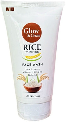 WIKI RICE WHITENING FACEWASH GLOW AND CLEAN VITAMIN B EXTRACT Face Wash(120 g)