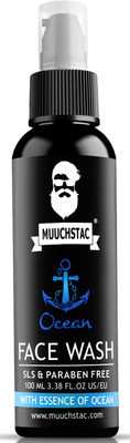 MUUCHSTAC Muuchstac Ocean Fights Acne & Pimple, Skin Whitening & Brightening, Men All Skin Types Face Wash(100 ml)