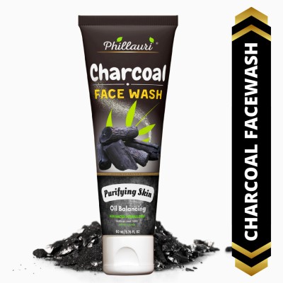 Phillauri Revitalize and Detoxify: Activated Charcoal Facewash Face Wash(60 ml)