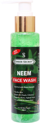 Sheer Secret Neem  for all skin type Face Wash(100 ml)