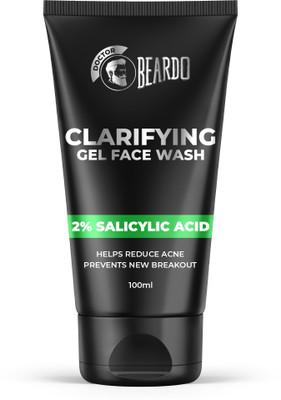 BEARDO Clarifying Gel Facewash with Salicylic Acid For Men 100ml | For Acne & Pimple Face Wash(100 ml)