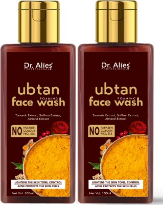 Dr. Alies Professional Ubtan Facewash with Chickpea Flour & Turmeric (pack 2) Face Wash(200 ml)