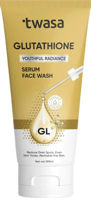 Twasa Skin Brightening, Dark Spot & Pigmentation Removal | Even Toned Complexion, Skin Whitening Glutathione Serum  Face Wash(100 ml)
