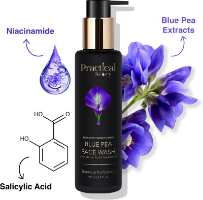 Practical Story Blue Pea  (100 ml) Face Wash(100 ml)