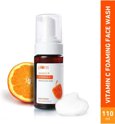 Plum Vitamin C Foaming  with Mandarin | For Hyperpigmentation & Dull Skin Face Wash(110 ml)