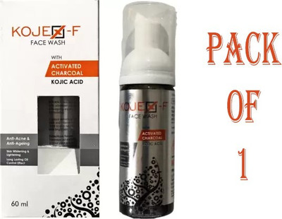 KOJEX FACEWASH WITH CHARCOAL FOR LIGHTNING & OIL CONTROL SKIN PACK OF 1 Face Wash(60 ml)