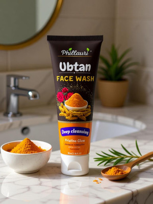 Phillauri Ubtan For Oily Skin- Tan Removal and Skin Brightening Men & Women All Skin Types Face Wash(60 ml)