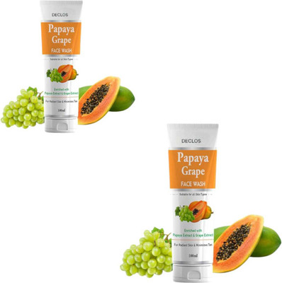 DECLOS papaya grape facewash Face Wash(200 g)