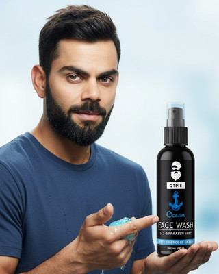 qtpie Ocean  For Men & Women | Best Fight Acne & Pimples, Brighten Skin, Clears Dirt, Oil Control, Refreshing Feel Face Wash(100 g)