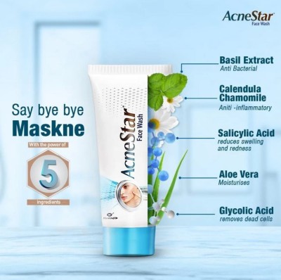 acnestar Salicylic Acid Gel With Aloevera & Purified Water (PACK OF 6) Face Wash(300 g)