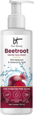 IT Pure Beauty Beetroot Gentle With Beetroot & Hyaluronic Acid For Hydrated Pink Glow & Glowing Skin Face Wash(100 ml)
