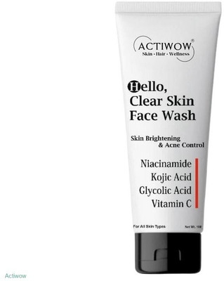 ACTIWOW Hello  with Tea Tree Oil for Pimple Control Face Wash(100 ml)