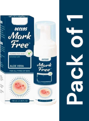 DECLOS MARK FREE FOAMING FACE WASH ENRICHED WITH ALOEVERA and natural herbs Face Wash(100 g)