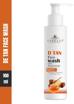 Verdant Natural Care Dark Spots and Tan Clear face wash | Dtan & Tan Removal Face Wash(100 ml)