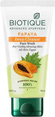 BIOTIQUE Papaya Deep Cleanse Face Wash(150 ml)
