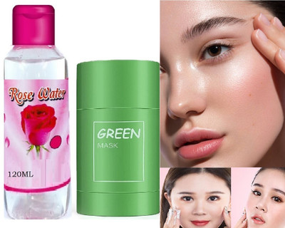 GFSU - GO FOR SOMETHING UNIQUE Green Tea Sticks Face shining Mask  Face Shaping Mask