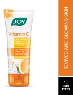 Joy Vitamin C Glow Reviving & Dullness Exfoliating  Face Wash(100 ml)