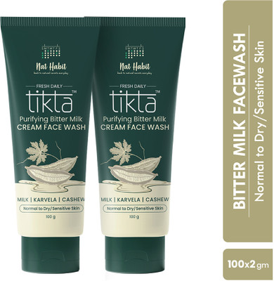 Nat Habit Acne Control & Glowing Skin Purifying Bitter Milk Face Wash(200 g)