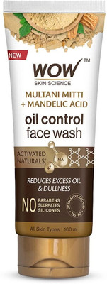 WOW SKIN SCIENCE Purifying Multani Mitti  for All Skin Types | Controls Excess Oil | Brightens & Purifies Skin Face Wash(100 ml)