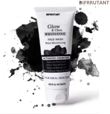 BIFRRUTANT Charcoal for Clean Pores - Gel  for Deep Cleaning & Dirt Removal Face Wash(100 ml)
