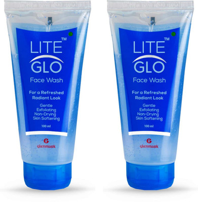 LITE GLO  ,100 ml, Pack of 2 Face Wash(200 ml)