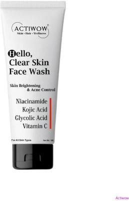 ACTIWOW Hello  Natural Foam Cleanser with Vitamin E Face Wash(100 ml)