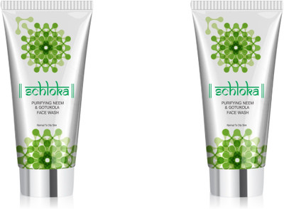 MODICARE SCHLOKA Purifying Neem & Gotukola  (2*60 ml) Face Wash(120 ml)