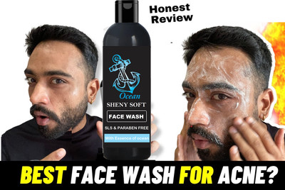 sheny soft Ocean for Men, Fights Acne & Pimple, Brighten Skin, All Skin Types Face Wash(100 ml)